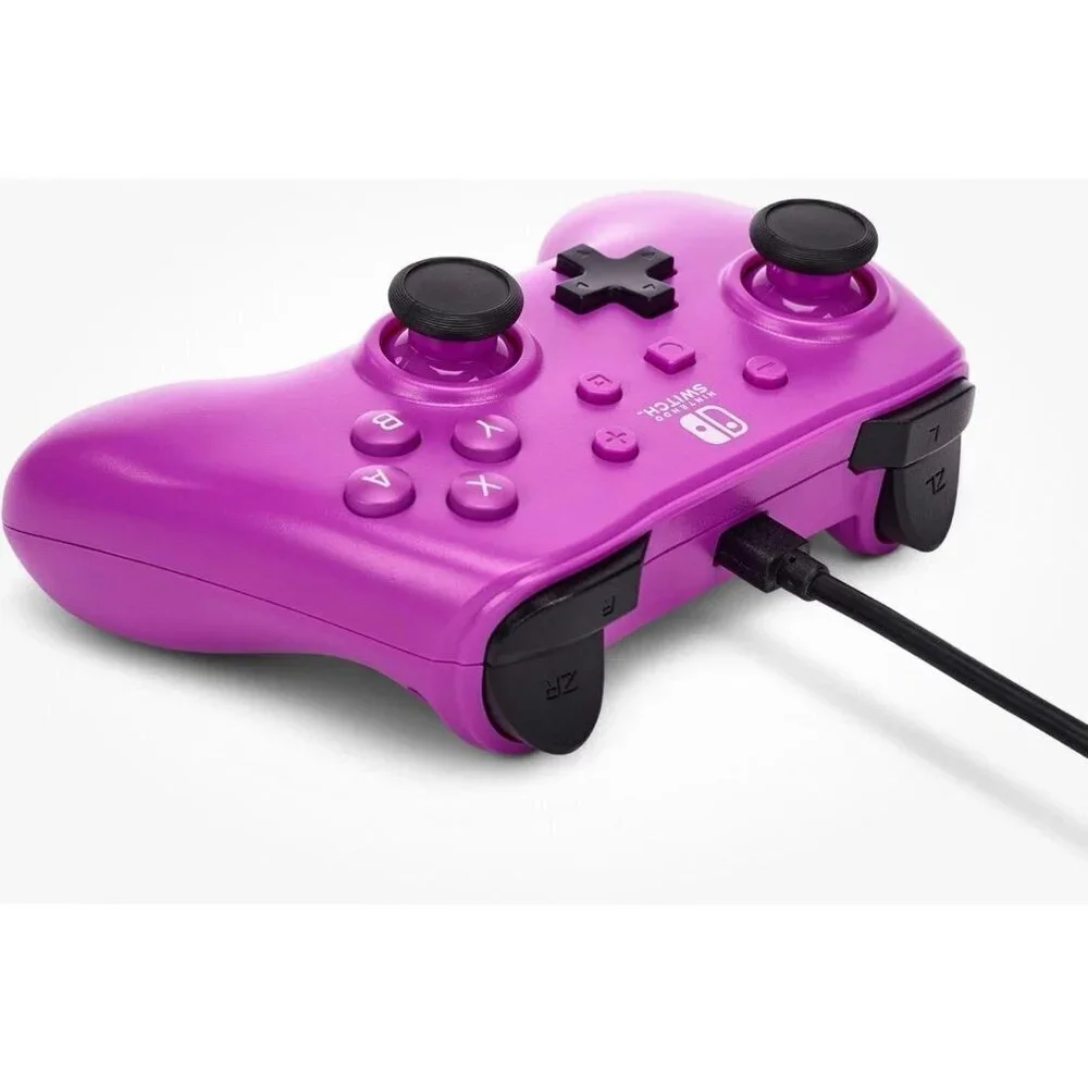 Nintendo Switch - Grape Purple PowerA Wired Controller For Nintendo Switch, New